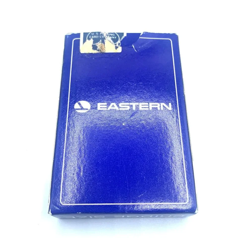 Vintage Eastern Airlines playing cards in box blue